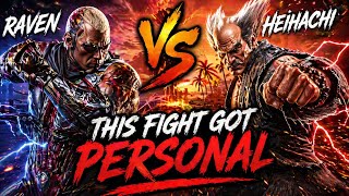 Raven vs Heihachi… This Fight Got PERSONAL 😳🔥 | TEKKEN 8 CLUTCH BATTLE