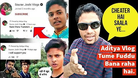 Aditya Vlog Cheater hai || Explore by Kashipur dude