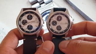 Seiko panda Quartz chronograph 1980 &1990 - YouTube