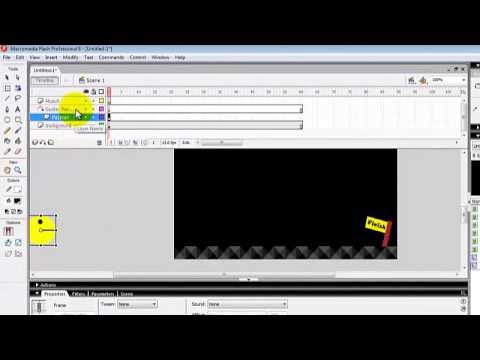 Tutorial Cara  Membuat  Animasi  Pacman Di  Macromedia  Flash  8  