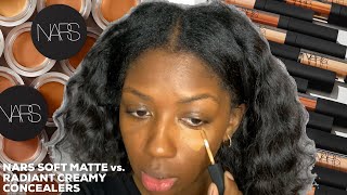 Nars Radiant Creamy Concealer vs. Nars Soft Matte Concealer | Niara Alexis screenshot 1