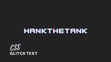 🌟✨ Glitch Effect in CSS? Learn to Create Eye-Catching Text Animations!