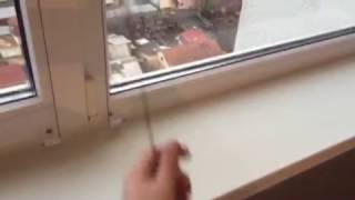 Жалюзи плиссе на пластиковом окне в девяти этажке(, 2017-03-16T11:23:40.000Z)