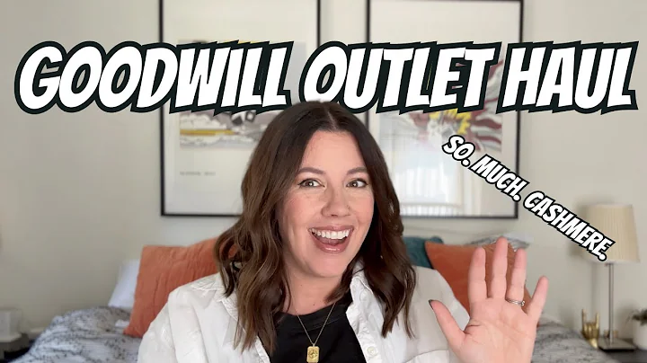 Huge Goodwill Outlet (Bins) Haul - $5,000 Plus MSRP - Cashmere and Silk palooza!