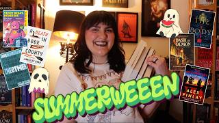 Summerween Reading Vlog ☀️👻 (reading 6 spooky books in 7 days)
