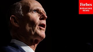 Rick Scott Asked Point Blank About Possible Run For Senate Republican Leader