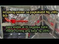 simpleng pagkakabit Ng utility box sa metal furring