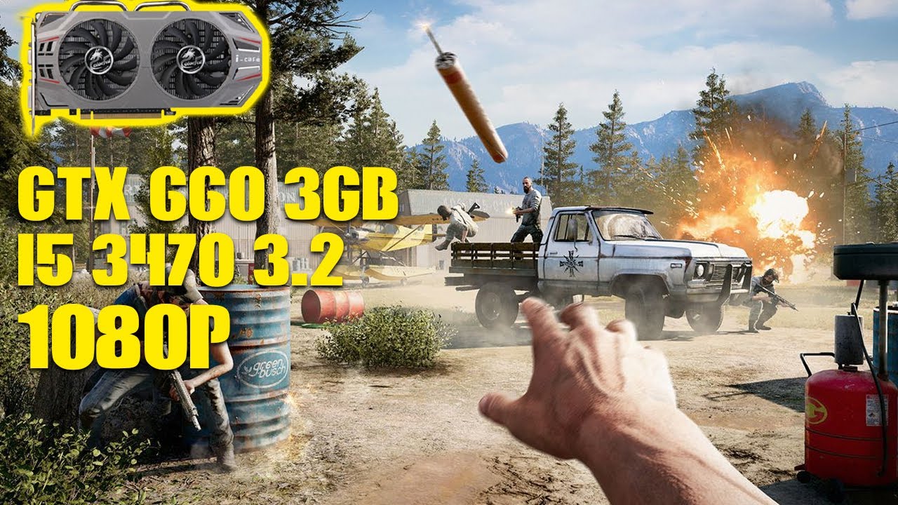 Far Cry 5 - GTX 660 3GB - i5 3470 - 8GB Ram - 1080p