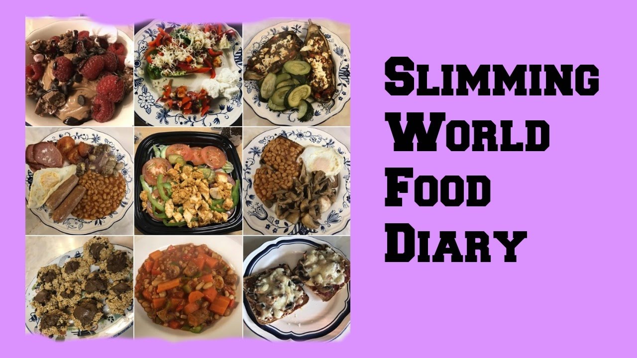 Week three slimming world food diary YouTube