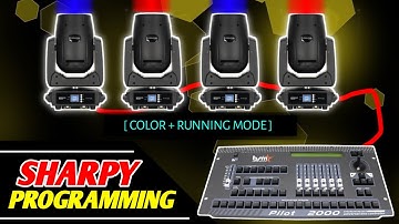 Sharpy Programming Kaise Kare || Color and running Programming For Sharpy || Pilot 2000 SETUP