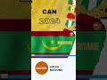 Coupe dafrique des nations 2024  le drapeau de la mauritanie mc8 groupemc8