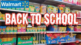 WALMART BACK TO SCHOOL SUPPLIES WALKTHROUGH 2021