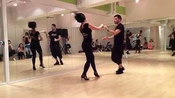 demo by javi & sam zouk workshop in Tokyo