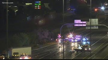 Deadly crash closes Loop 101 northbound lanes near Maryland Avenue