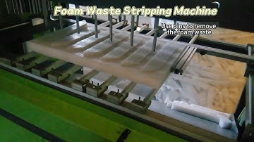 Foam Waste Stripping Machine | Foam to Cardboard Waste Removing Machine