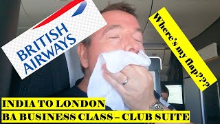 India to London in BA Business Class  Club Suite