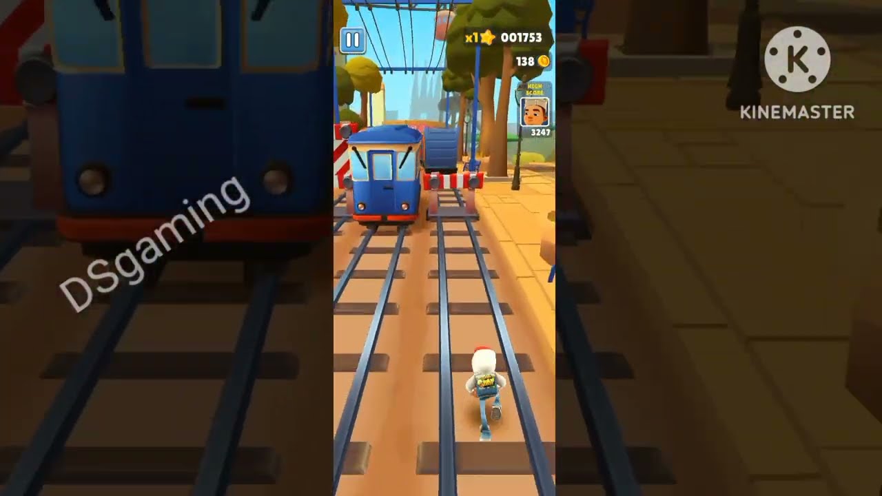Subway Surfers the trains are lava+no coin challenge [Original video,Extended footage]