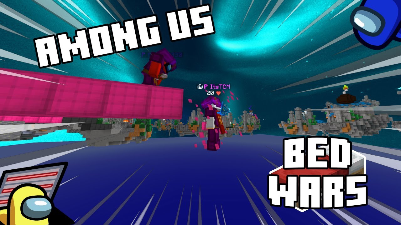Among Us in Minecraft BedWars (feat. kelpylogan) YouTube