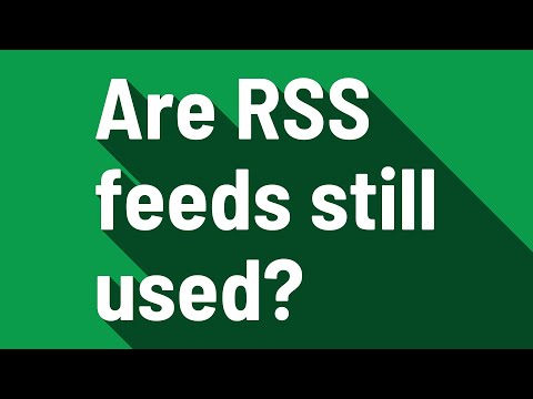 Vídeo: Os feeds RSS ainda são usados?