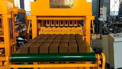 HBY7-10 full automatic interlocking clay brick machine/automatic hydraulic soil clay interlocking
