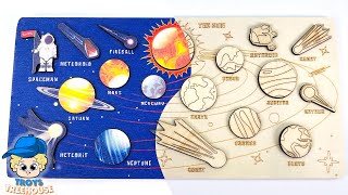 Learn 8 Planets of the Solar System | Preschool Toddler Learning Video
