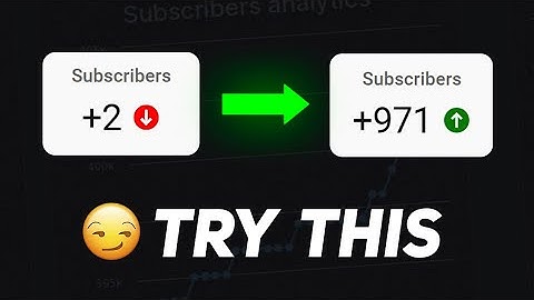 Not Getting SUBSCRIBERS on YouTube?