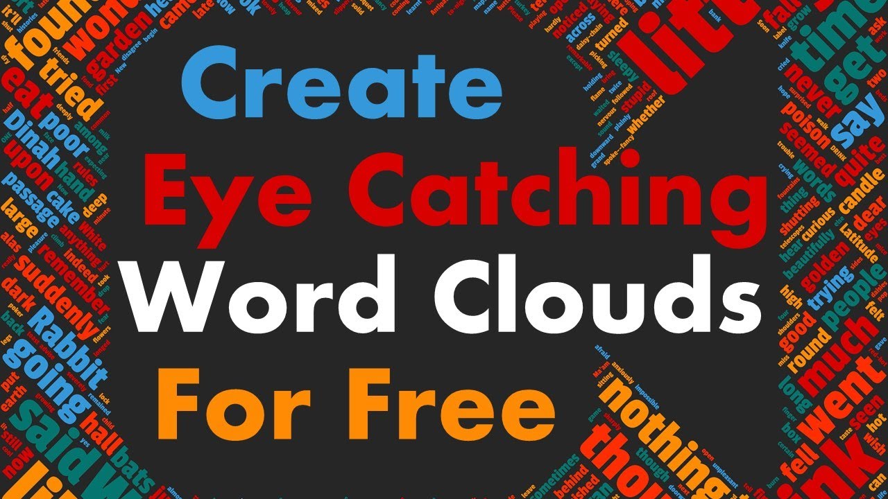 Creating Eye Catching Word Clouds Free Updated - YouTube