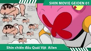 Review Shin Movie Gaiden 01, Shin chiến đấu Quái Vật Ailen , Review cậu bé bút chì đặc biệt ,