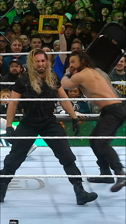 ROMAN GOT PAYBACK ON SETH ROLLINS #WrestleMania