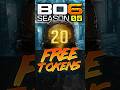 Unlock 20 FREE Tier Skips & 2XP Tokens in Black Ops 6!