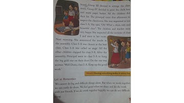 Ecps class 1 Moral science chapter 5 well done class 1 part 4