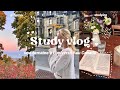 Study vlog  une semaine  luni au canada travail amis cafs fall activities