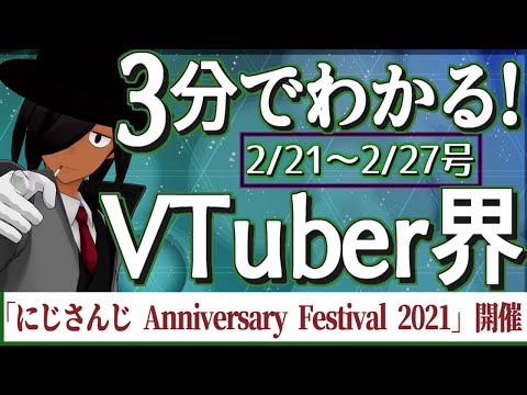 【2/21~2/27】3分でわかる！今週のVTuber界【VTuberニュースまとめ】