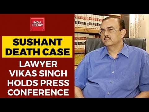 Sushant Singh Rajput's Family Lawyer Vikas Singh Holds Press Conference, Says Actor's Family In Pain