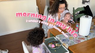 MORNING VLOG | 2 under 2 sahm • military spouse • motherhood • lifestyle