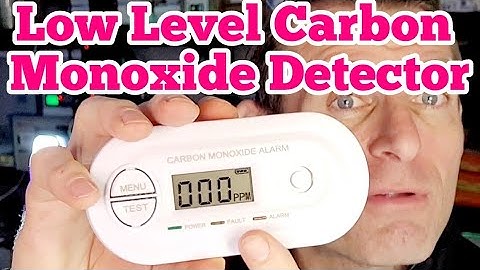 Low Level Carbon Monoxide Health Monitor
