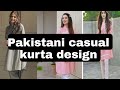 Pakistani casual summr kurta design