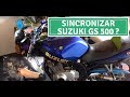 SINCRONIZAR SUZUKI GS 500  COMO SABER SI NECESITA SINCRONIZACION