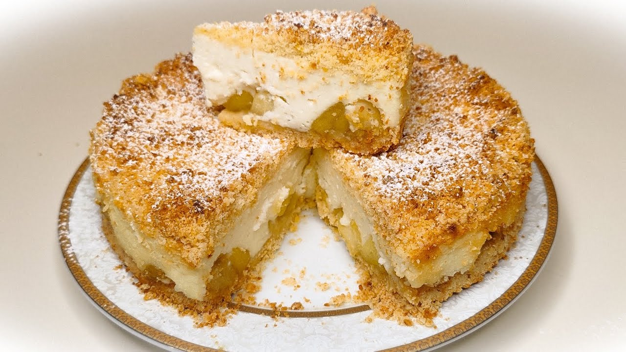  🍏🍎Almalı Kəsmikli Piroq Resepti! Asan və Ləzzətli😋