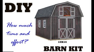 DIY 10x16 Barn Kit from Best Barns