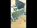 Diy tractor making mini concrete building using cement mixer &amp; bricks #115 @sunfarming7533