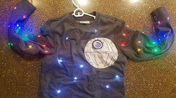 Arduino Lilypad Death Star Christmas Sweater step-by-step tutorial