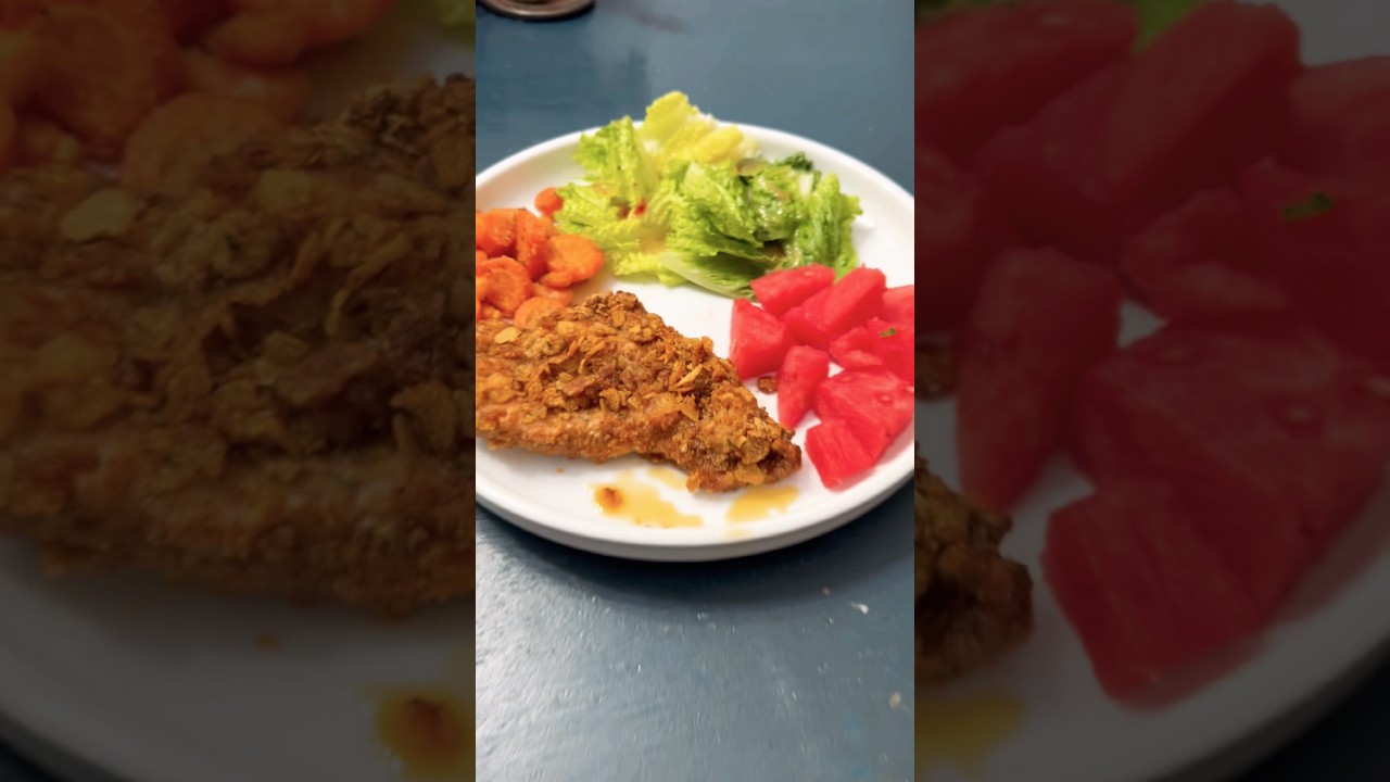 Crispy Cornflake Chicken & Savory Parmesan Carrots | Easy 30-Minute Meal