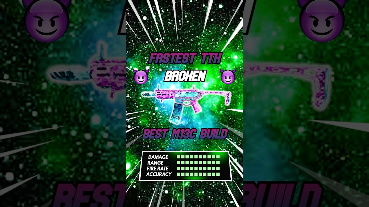 🚨BROKEN🚨 M13C BUILD HAS THE FASTEST TTK ON REBIRTH ISLAND 😈💯 (BEST M13C LOADOUT) 