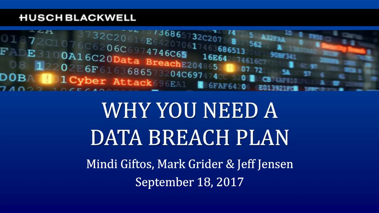 Why You Need a Data Breach Plan