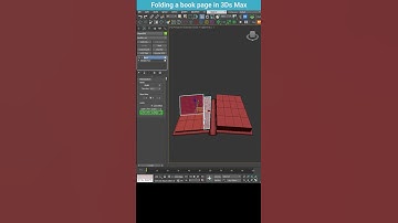 Realistic Page Curl in 3ds Max – Fast & Easy with Bend Modifier! #shorts  #3dsmax #bend