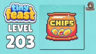 Tiny Feast level 203 walkthrough solution 