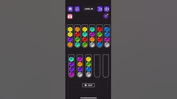 Level 58 - Ball Sort - Color Puzzle Master