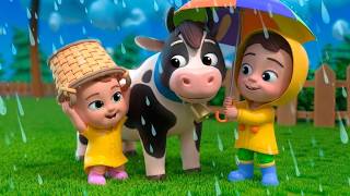 Waiting for the Sun! Rainy Day on the Farm | Funny Nursery Rhymes