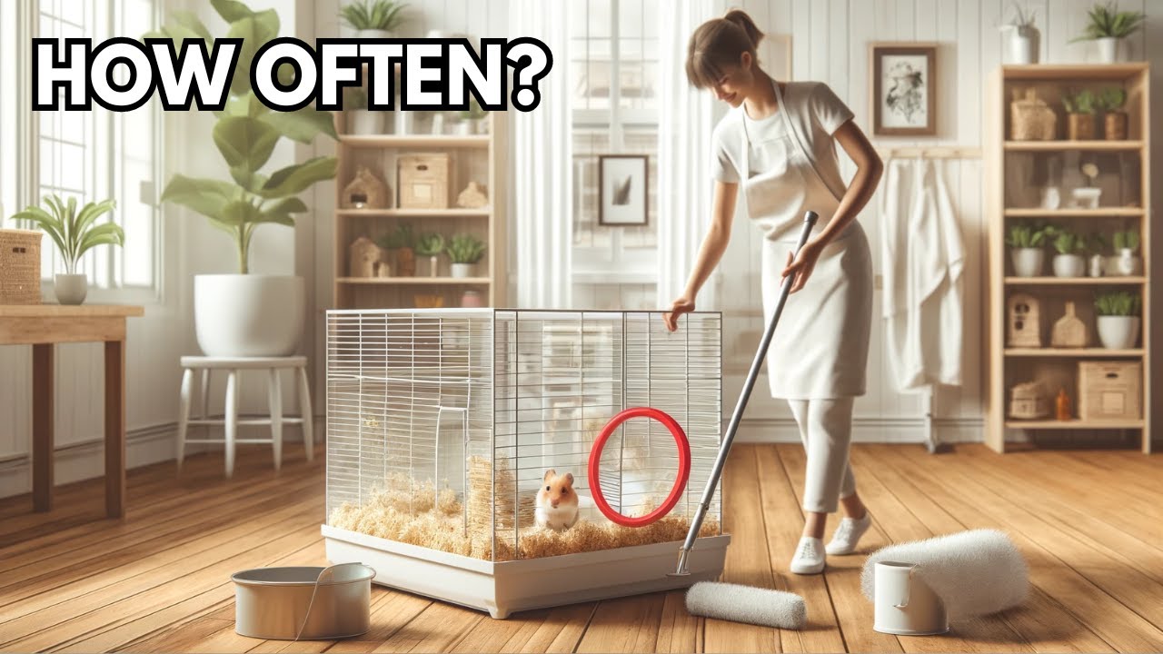 How often should you clean hamster's cage?